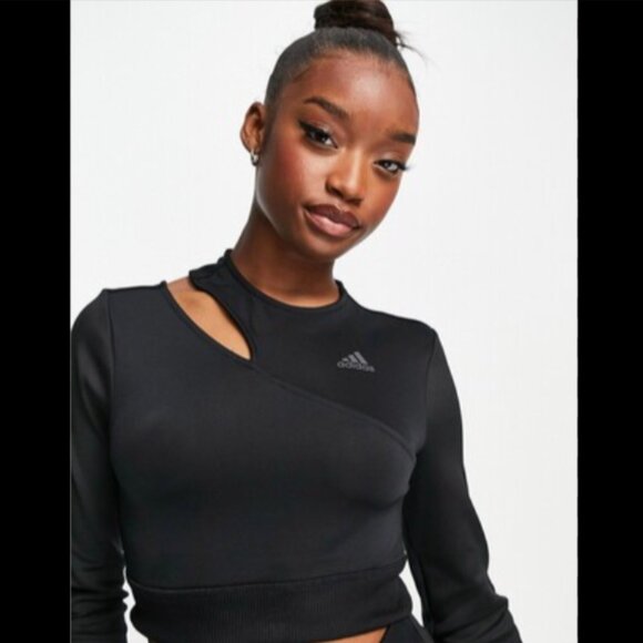 Brand New Adidas Hyperglam Training Long Sleeve T-Shirt - Picture 3 of 9